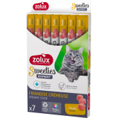 Кремообразно лакомство за котки Zolux SWEETIES CAT CHICKEN x7 с пилешко месо